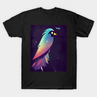 Starry Galaxy Crow T-Shirt